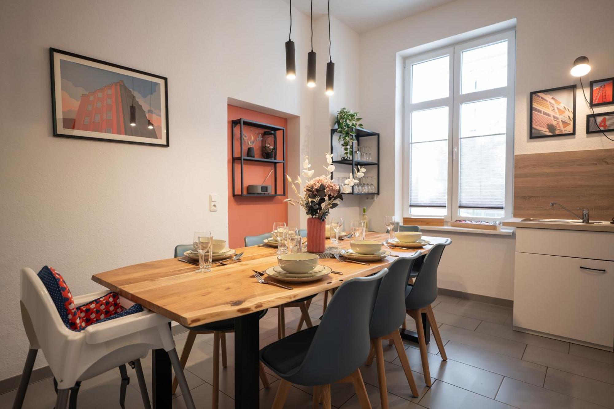 T21 - Apartment Direkt Im Zentrum Mit Parkplatz Chemnitz Exterior foto