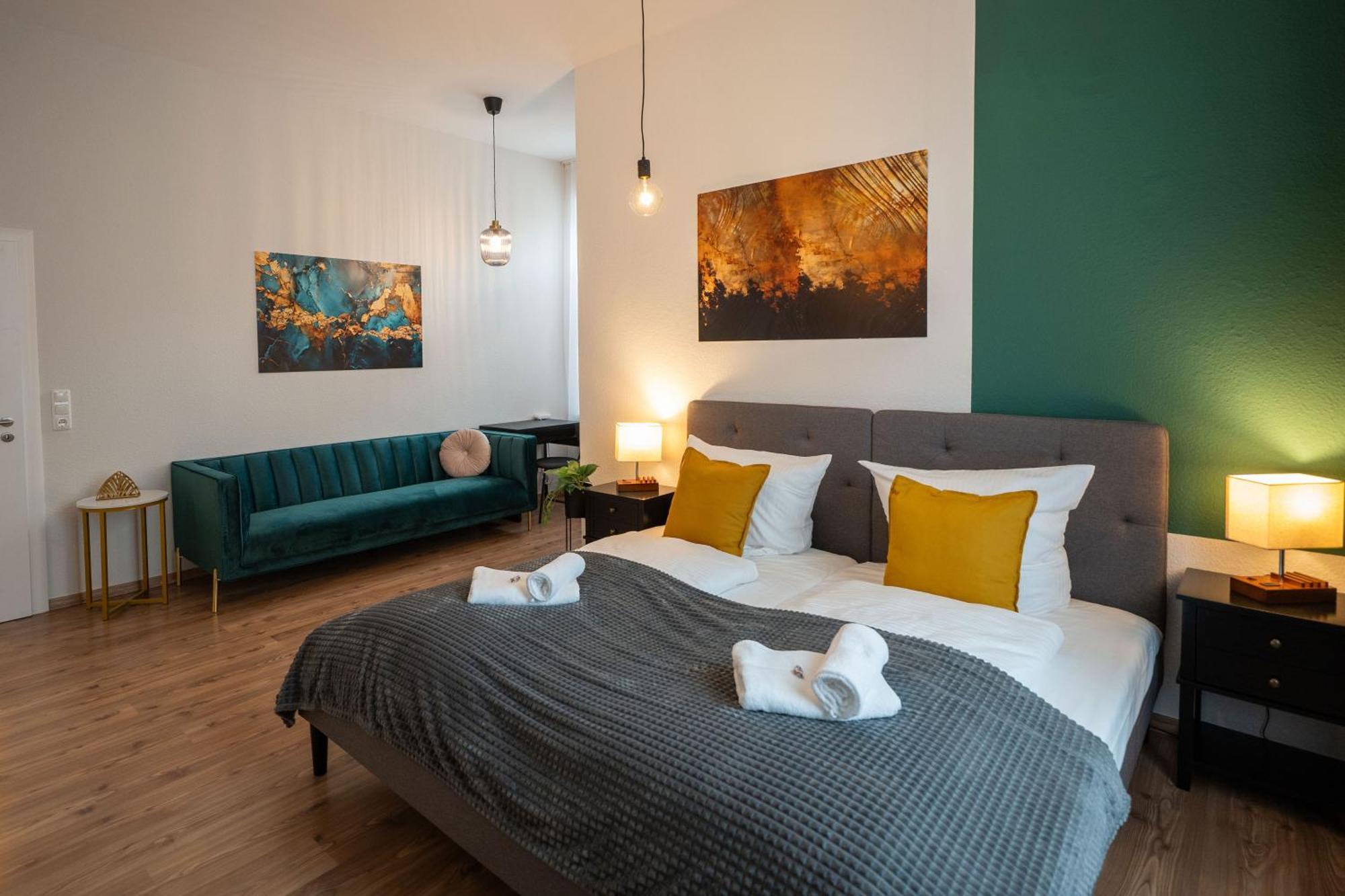 T21 - Apartment Direkt Im Zentrum Mit Parkplatz Chemnitz Exterior foto