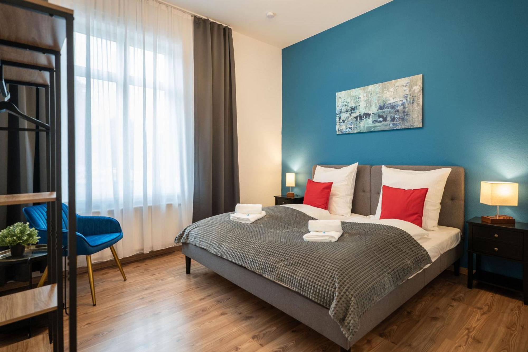 T21 - Apartment Direkt Im Zentrum Mit Parkplatz Chemnitz Exterior foto