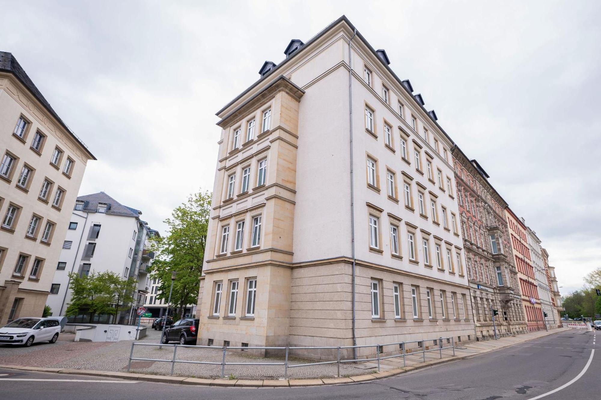T21 - Apartment Direkt Im Zentrum Mit Parkplatz Chemnitz Exterior foto